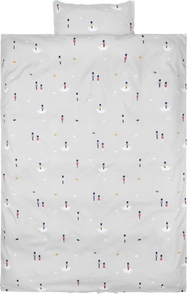 Vanilla Copenhagen - Sengetøj Baby - Cozy Grey - 70 X 100 Cm, 40 X 45 Cm