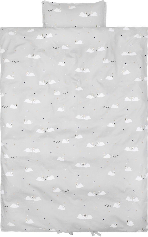 Vanilla Copenhagen - Sengetøj Junior - Cozy Grey - 100 X 140 Cm / 40 X 45 Cm