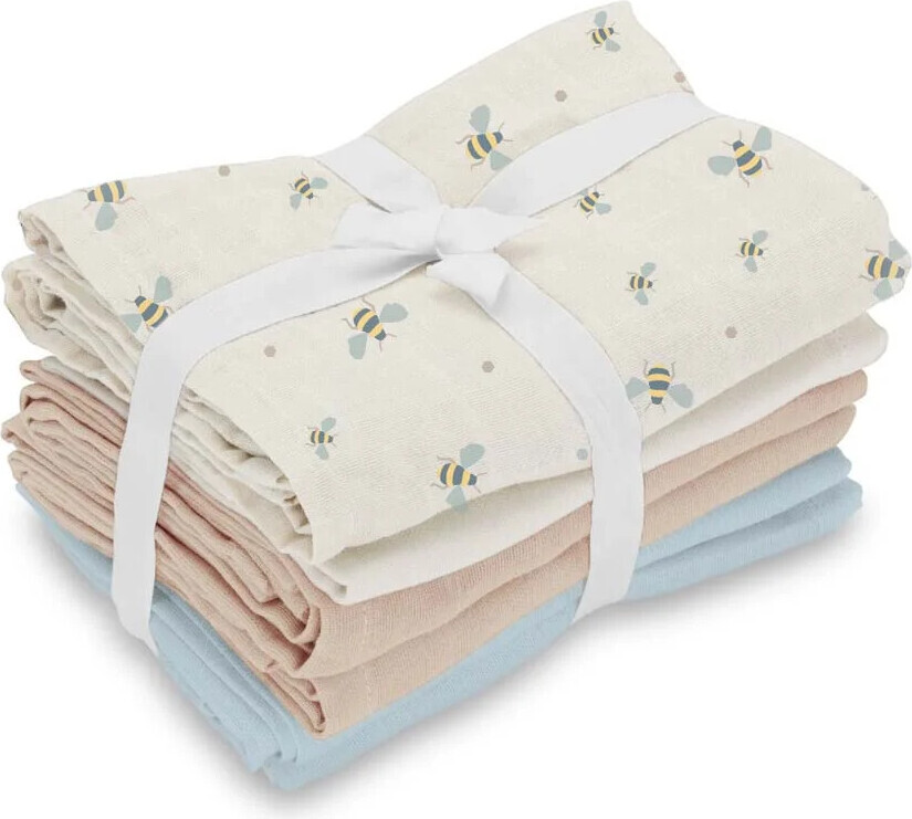 Vanilla Copenhagen - Stofbleer 6-pak - Milk, Beige, Rose - 70 X 70 Cm