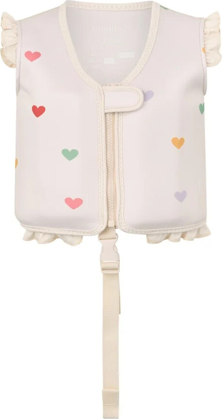Vanilla Copenhagen - Svømmevest Med Strop - 1-3 år - 11-20 Kg - Hearts