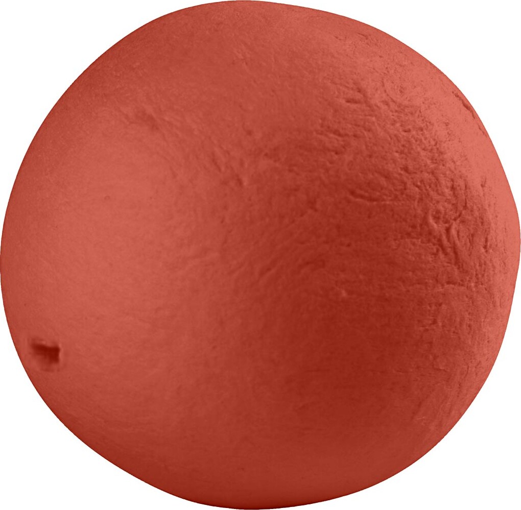 Vatkugler - ø 30 Mm - Rød - 50 Stk.