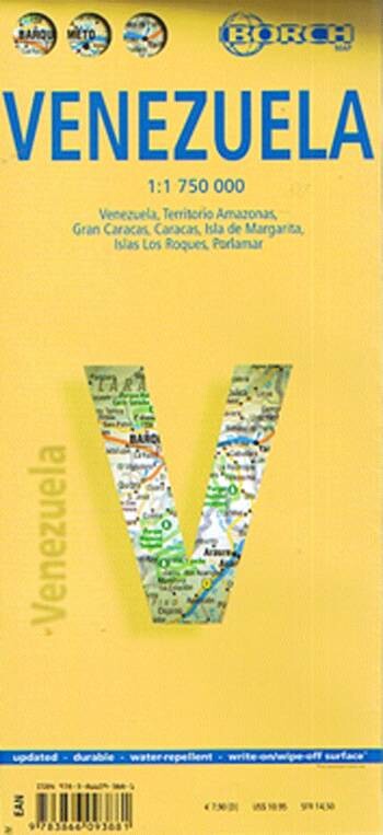 Venezuela - Borch Maps - English book
