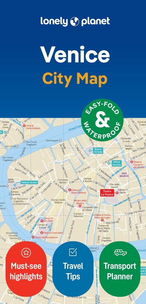 Venice City Map - Lonely Planet  - English book