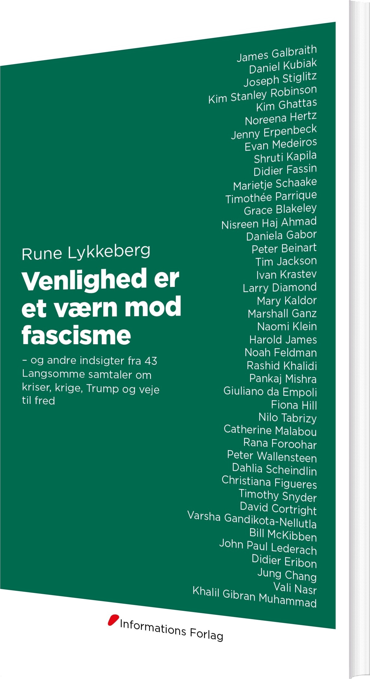 Venlighed Er Et Værn Mod Fascisme - Rune Lykkeberg - Bog