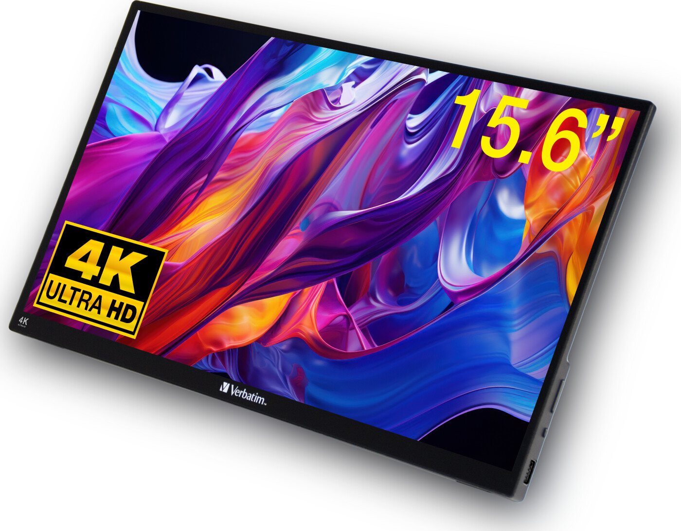 Verbatim PMT-15-4K - Portable Touchscreen Monitor - 15.6" 4K Ultra HD