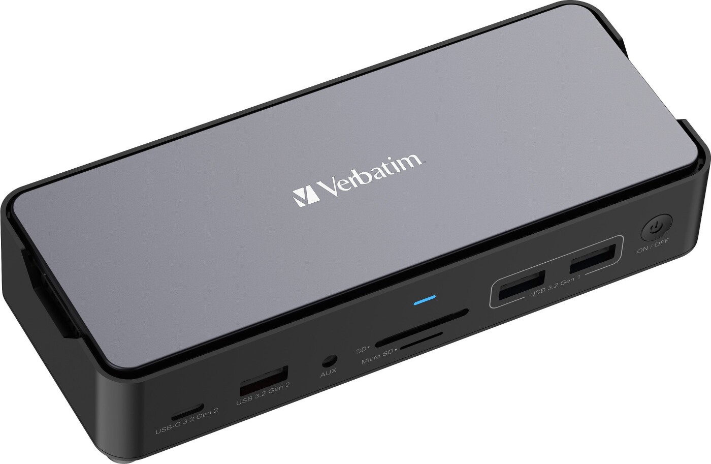 Verbatim - Usb-c Pro Docking Station 15 Port W/ssd Slot Cds-15s