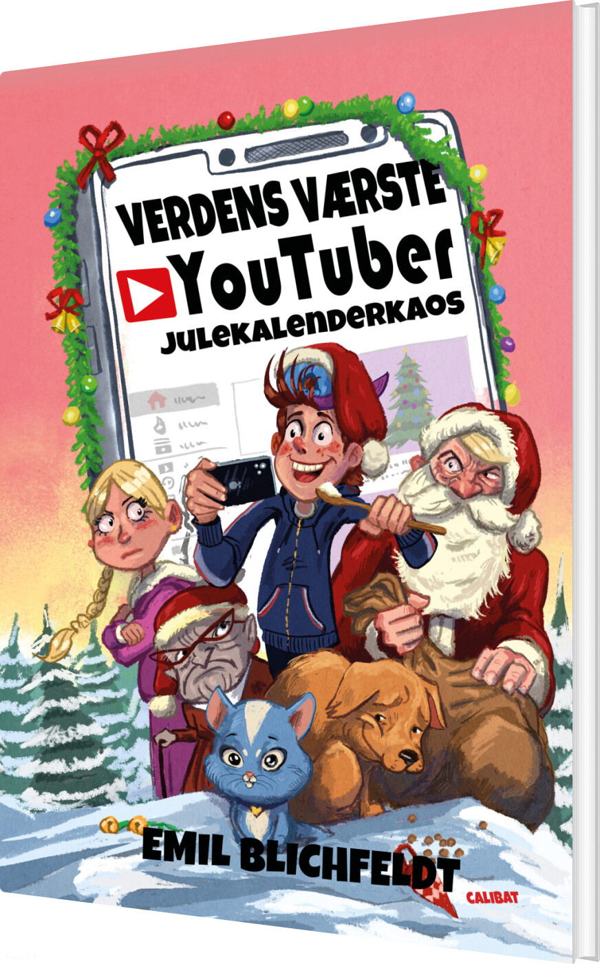 Verdens Værste Youtuber 3 - Julekalenderkaos - Emil Blichfeldt - Bog