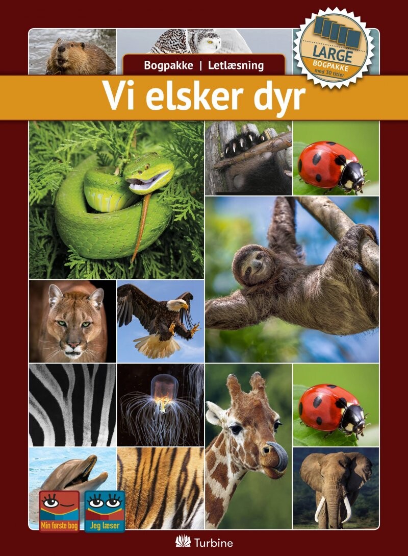 Vi Elsker Dyr - Large 30 Bøger - Bog