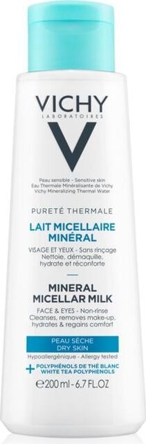 Billede af Vichy - Pureté Thermale Mineral Micellar Milk Dry Skin 200 Ml