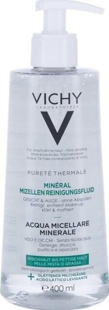 Vichy - Pureté Thermale Mineral Micellar Water Oily Skin 400 Ml | Se ...