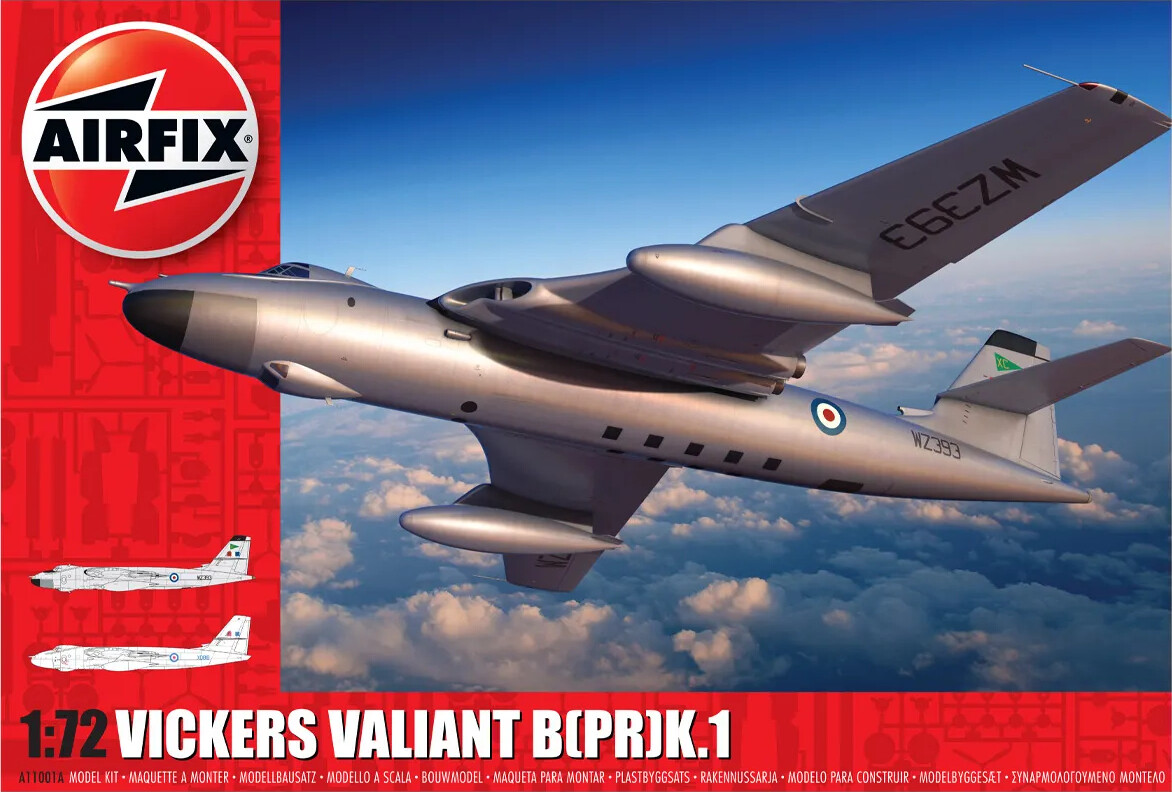 Se Airfix - Vickers Valiant Fly Byggesæt - 1:72 - A11001a hos Gucca.dk