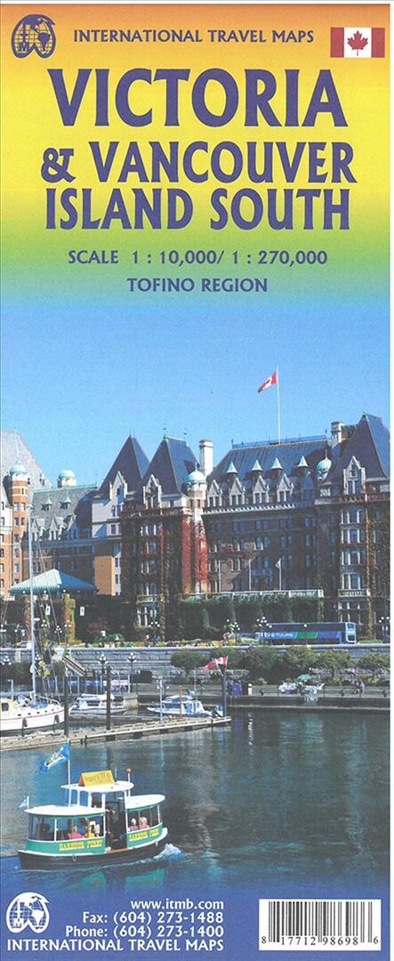 Victoria & Vancouver Island South Half - Itmb - English Book