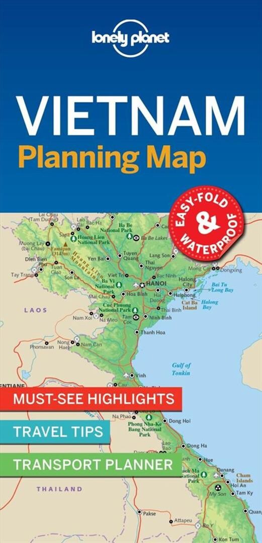 Billede af Vietnam Planning Map - Lonely Planet - English Book