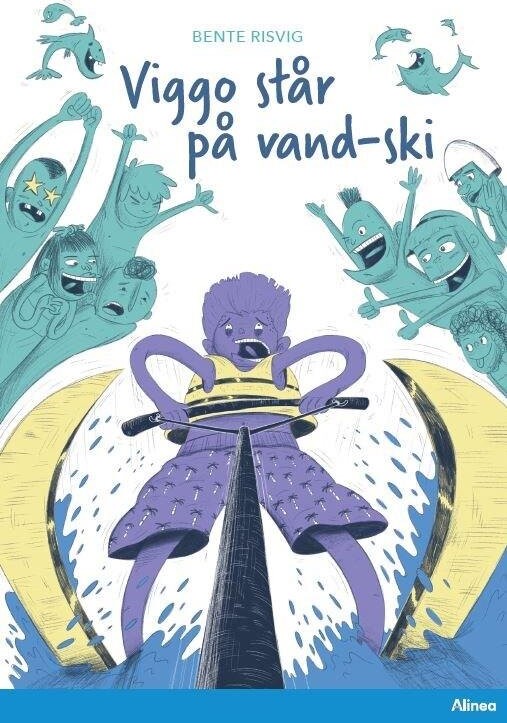 Billede af Viggo Står På Vandski, Blå Læseklub - Bente Risvig - Bog hos Gucca.dk