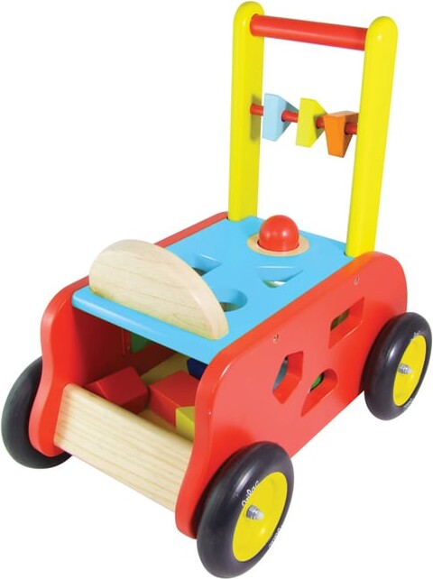 Vilac - Gåvogn Med Puttekasse 3-i-1 Legetøj