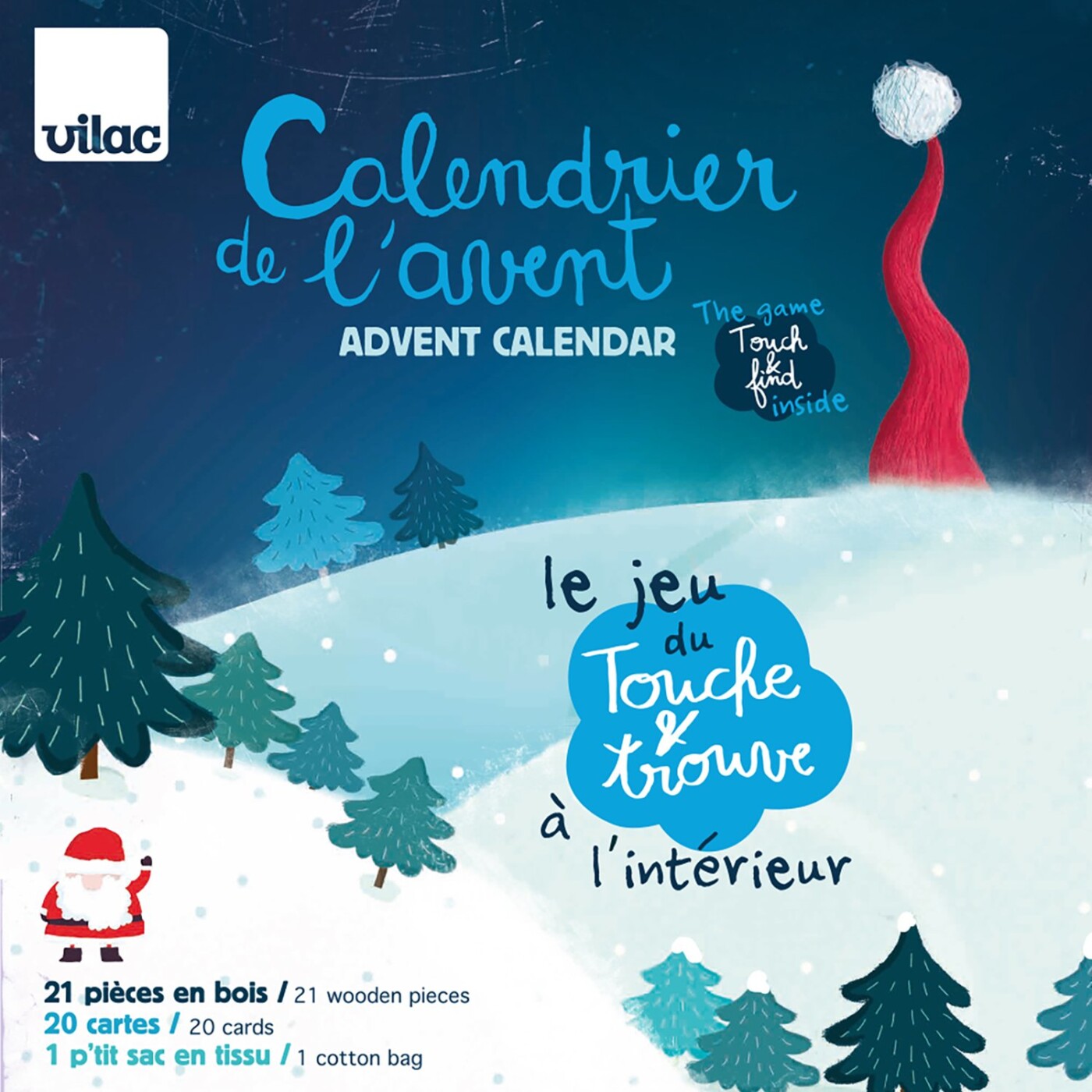 Vilac - Advent Calendar - Touch & Find - (1223)