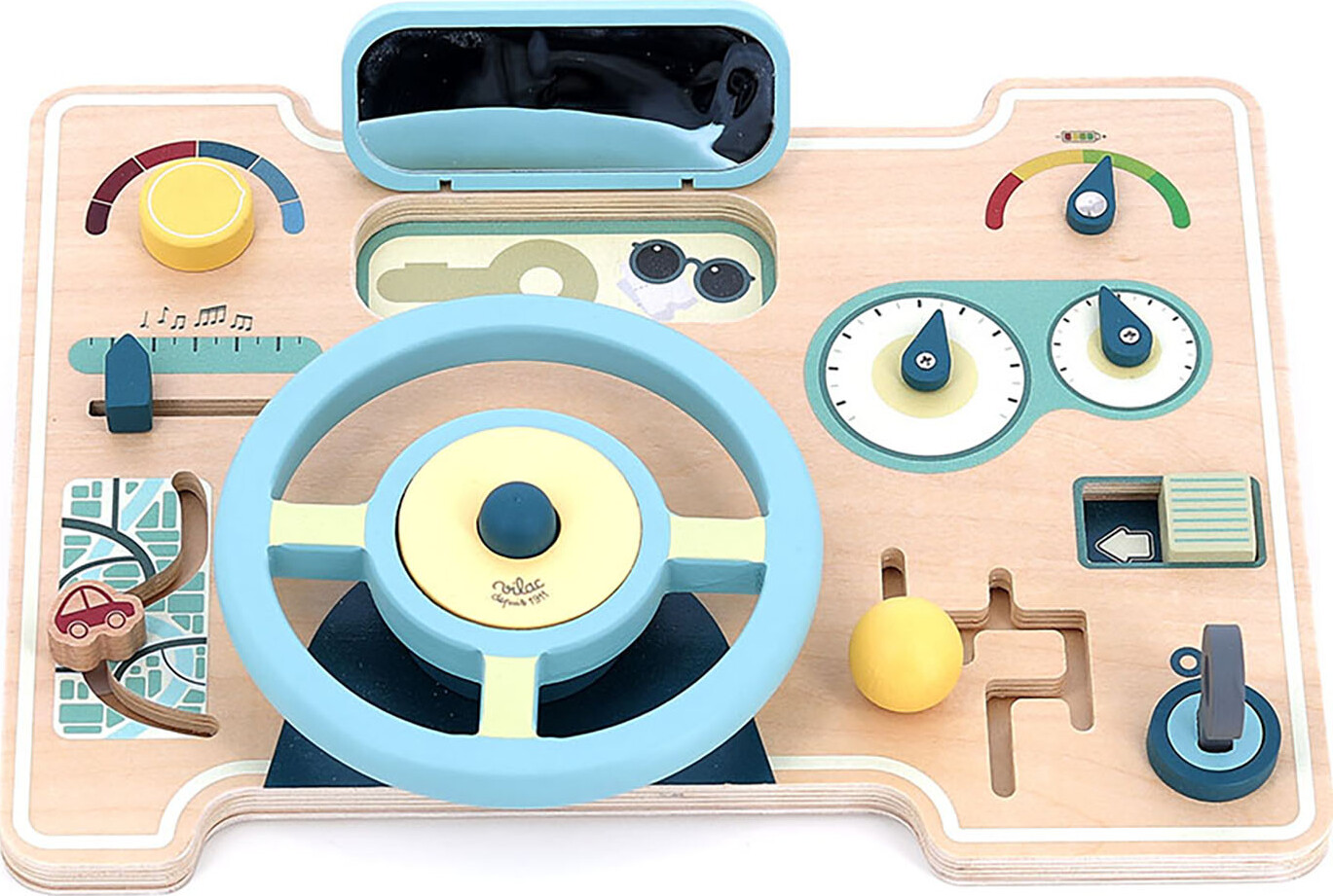 Vilac - Aktivitetsrat I Træ - Instrumentbræt