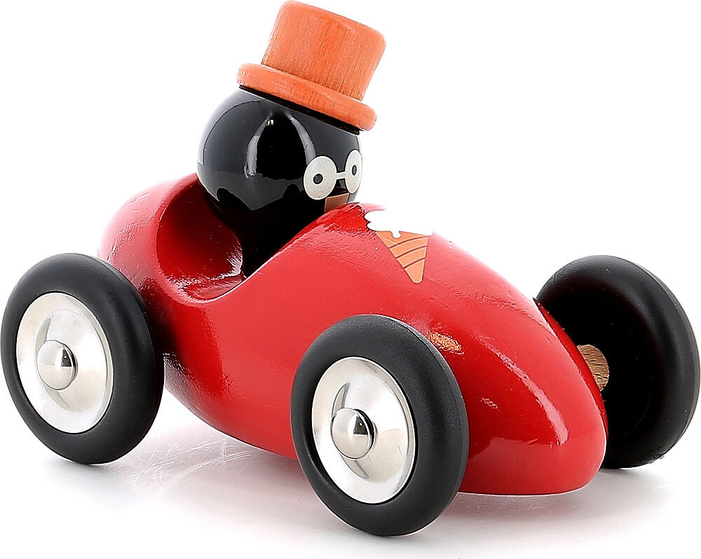 Vilac - Legetøjsbil I Træ - René Pingvin