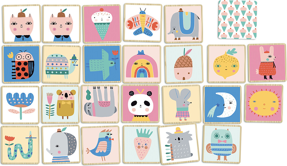 Vilac - Vendespil Til Børn - Suzy Ultman - Træ - 48 Brikker