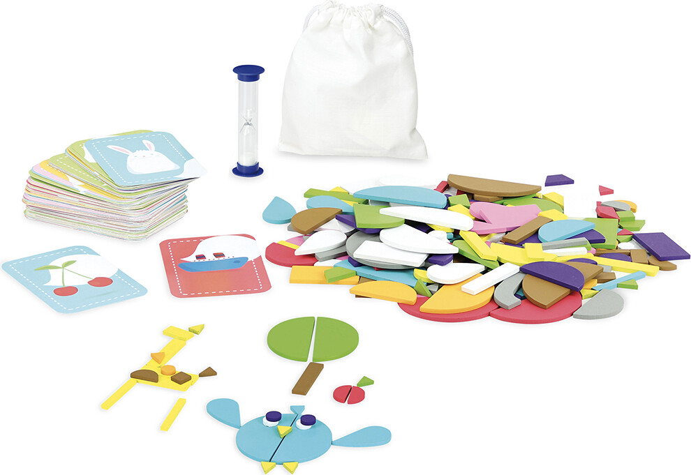 Vilac - Hvad Er Det? - Geometri Spil Til Børn