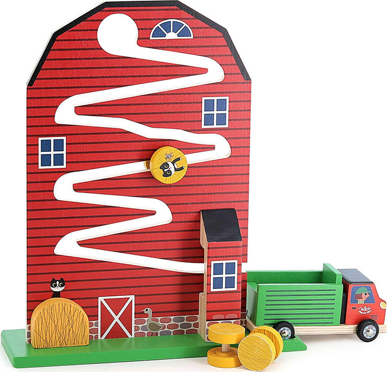 Vilac - Kuglebane Til Børn - Træ - Høst På Gården