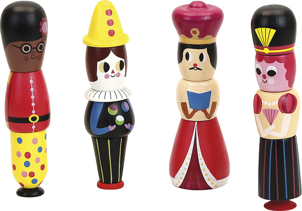 Vilac - Magnetisk Figurer - Konger Og Dronninger