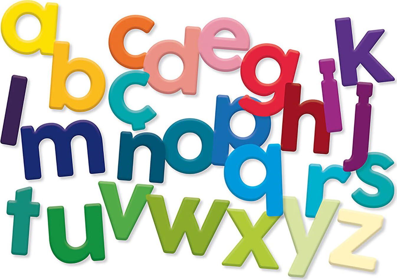 Vilac - Magnet Bogstaver - Små Bogstaver - Træ - 80 Stk