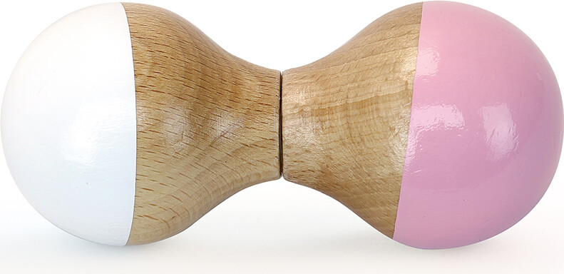 Vilac - Maracas - Hvid Og Lyserød - Træ