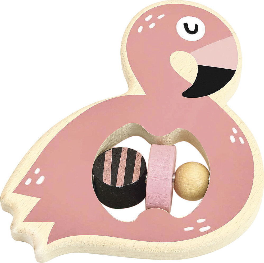 Vilac - Rangle I Træ - Flamingo - Michelle Carlslund