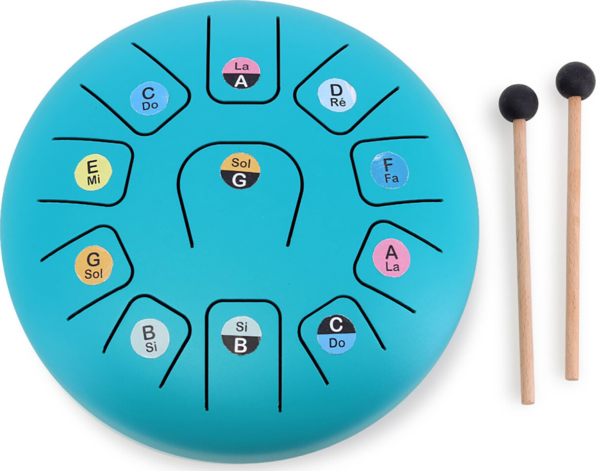 Vilac - Tongue Drum - Tungetromme Til Børn - 11 Toner - 20 Cm