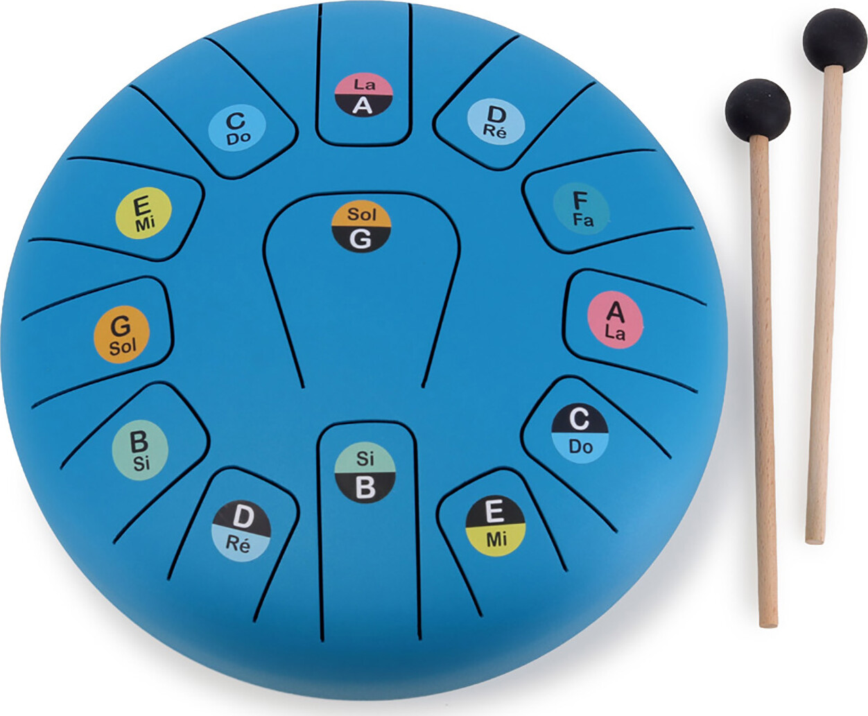 Vilac - Tongue Drum - Tungetromme Til Børn - 13 Toner - 25 Cm