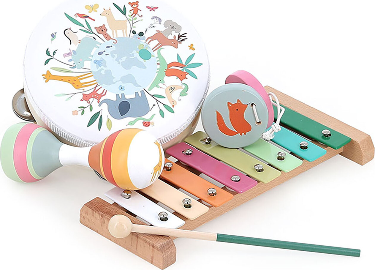 Vilac - Musiksæt Til Børn - 4 Instrumenter
