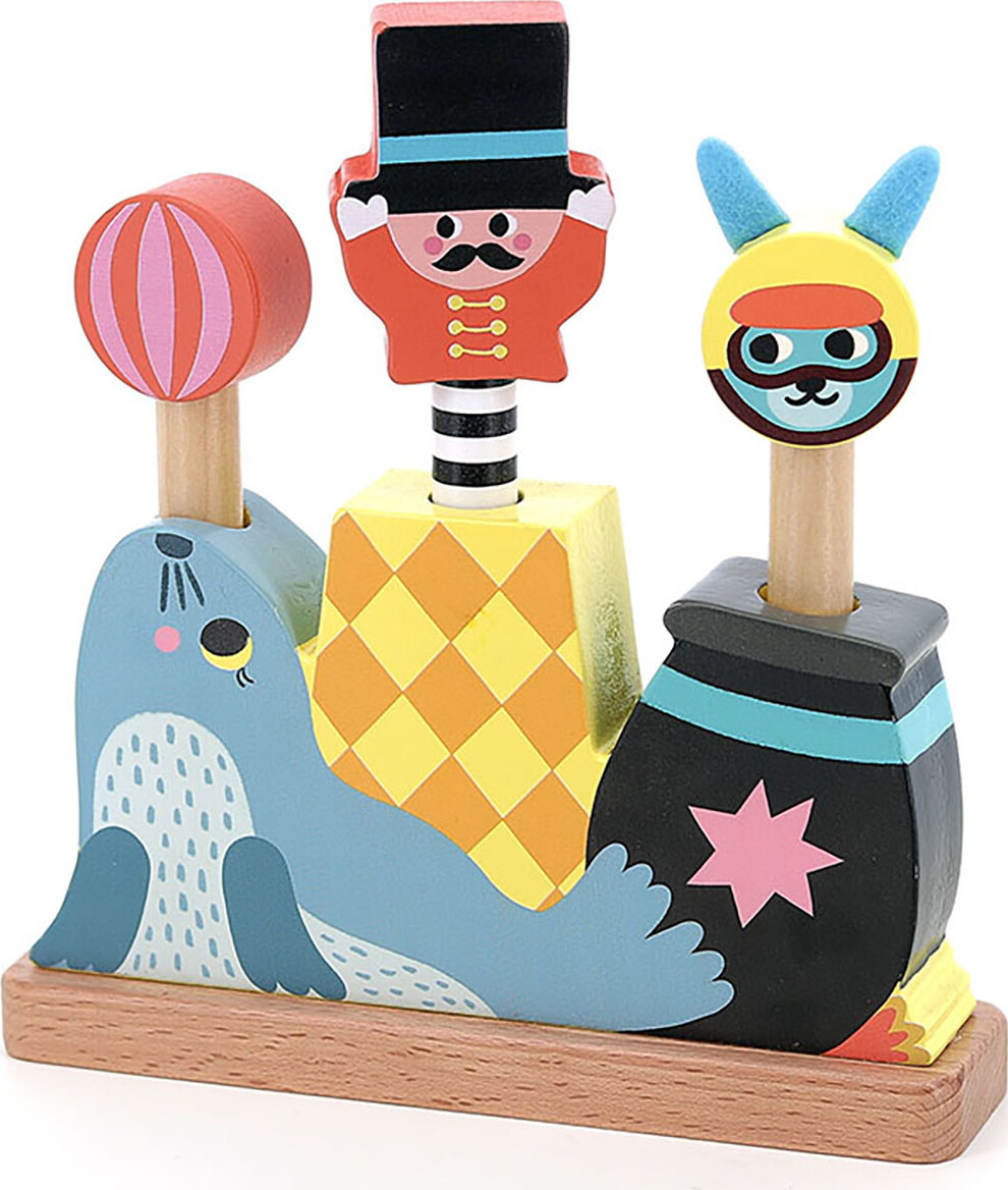 Vilac - Pop Up Legetøj - Cirkus - Træ