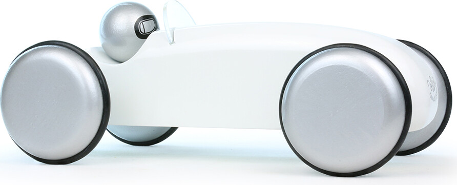 Vilac - Racerbil Legetøj I Træ - Hvid