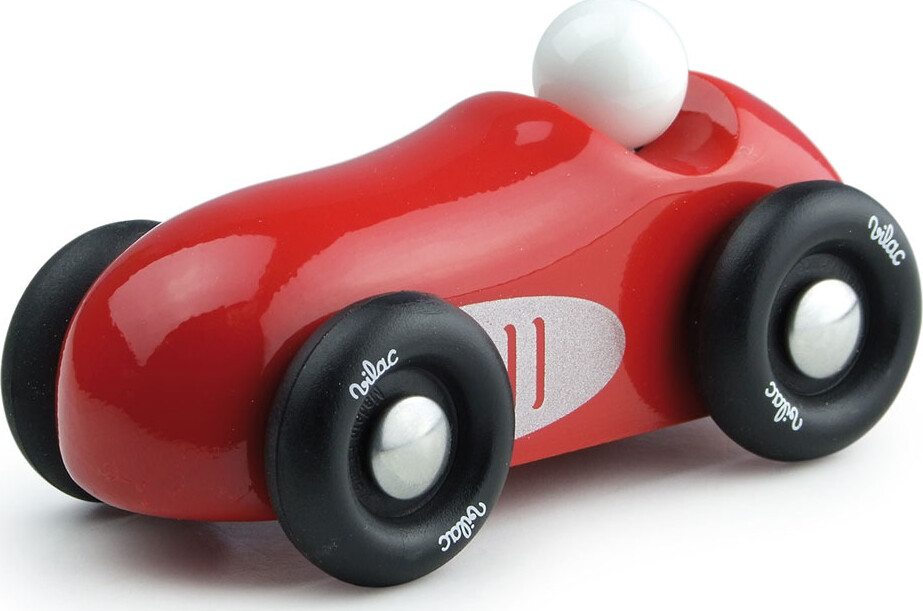Vilac - Racerbil Legetøj I Træ - Old Sport - Rød