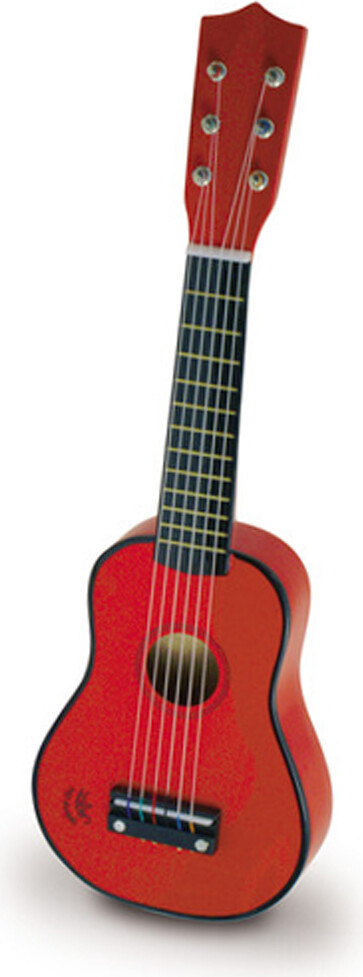 Vilac - Guitar Til Børn - Træ - Rød