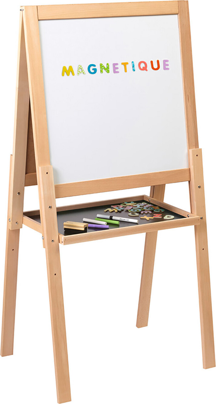 Vilac - 3-i-1 Whiteboard, Magnettavle Og Kridttavle Til Børn