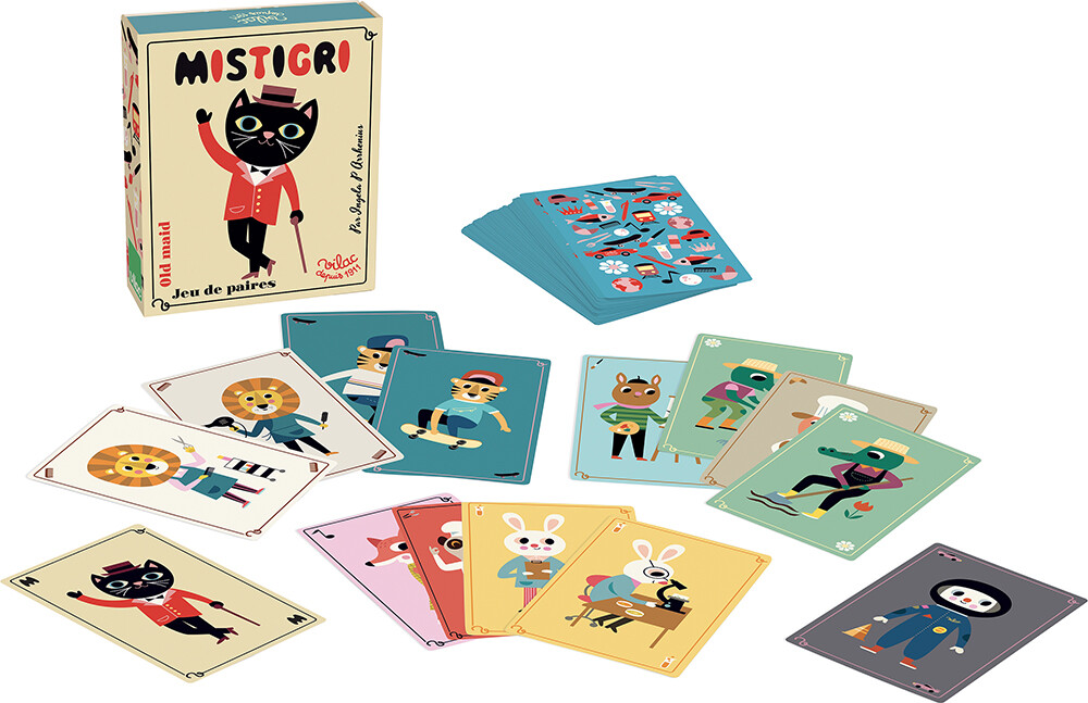 Vilac - Sorteper Spil Til Børn - 33 Kort