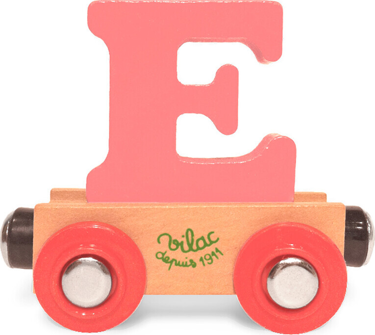 Navnetog I Træ - Bogstav E - Koral - Vilac