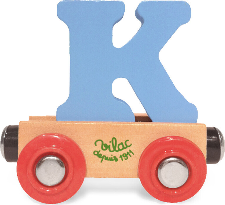 Navnetog I Træ - Bogstav K - Blå - Vilac