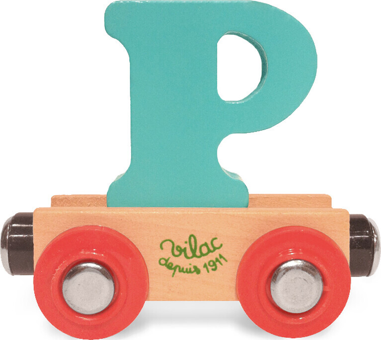 Navnetog I Træ - Bogstav P - Turkis - Vilac