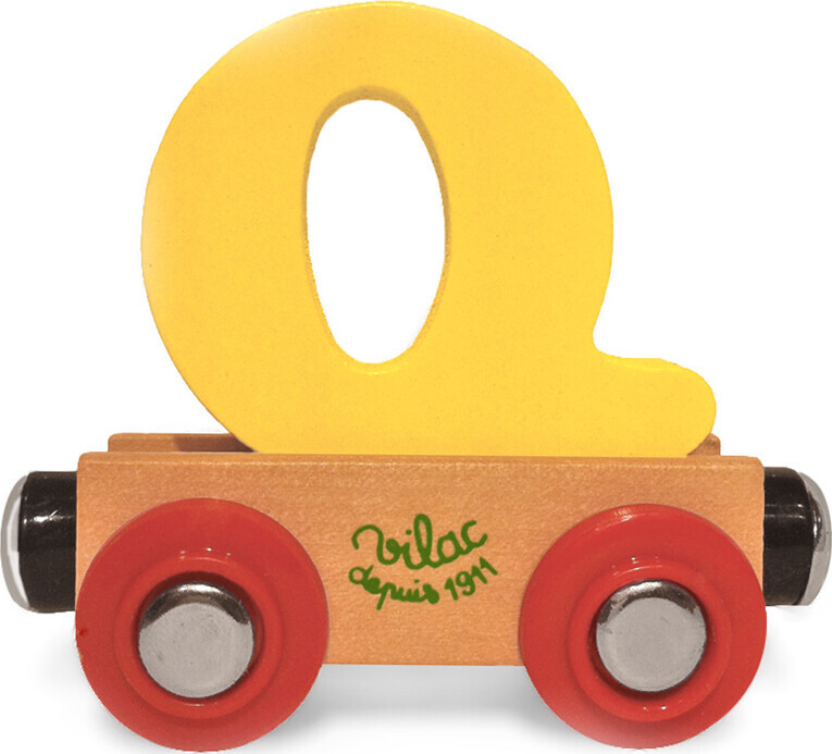 Navnetog I Træ - Bogstav Q - Gul - Vilac