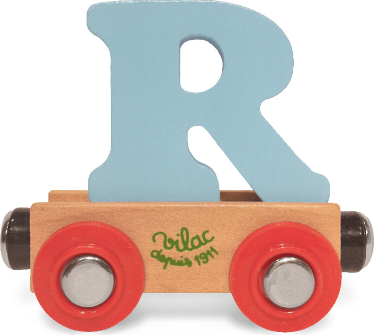 Navnetog I Træ - Bogstav R - Blå - Vilac