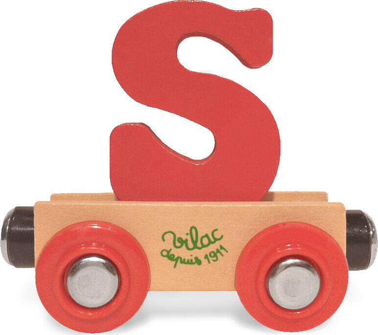 Navnetog I Træ - Bogstav S - Rød - Vilac