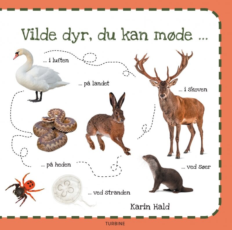 Vilde Dyr, Du Kan Møde - Karin Hald - Bog
