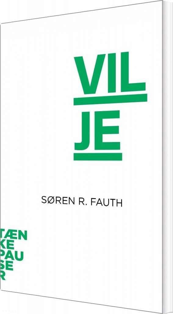 Billede af Tænkepauser - Vilje - Søren Fauth - Bog