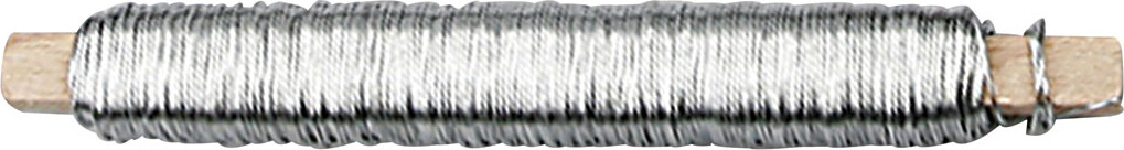 4: Vindseltråd - Tykkelse 0,6 Mm - Sølv - 10x50 M - 10x100 G