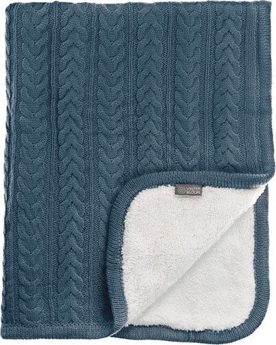 Vinter & Bloom - Baby Fleece Tæppe - Storm Blue