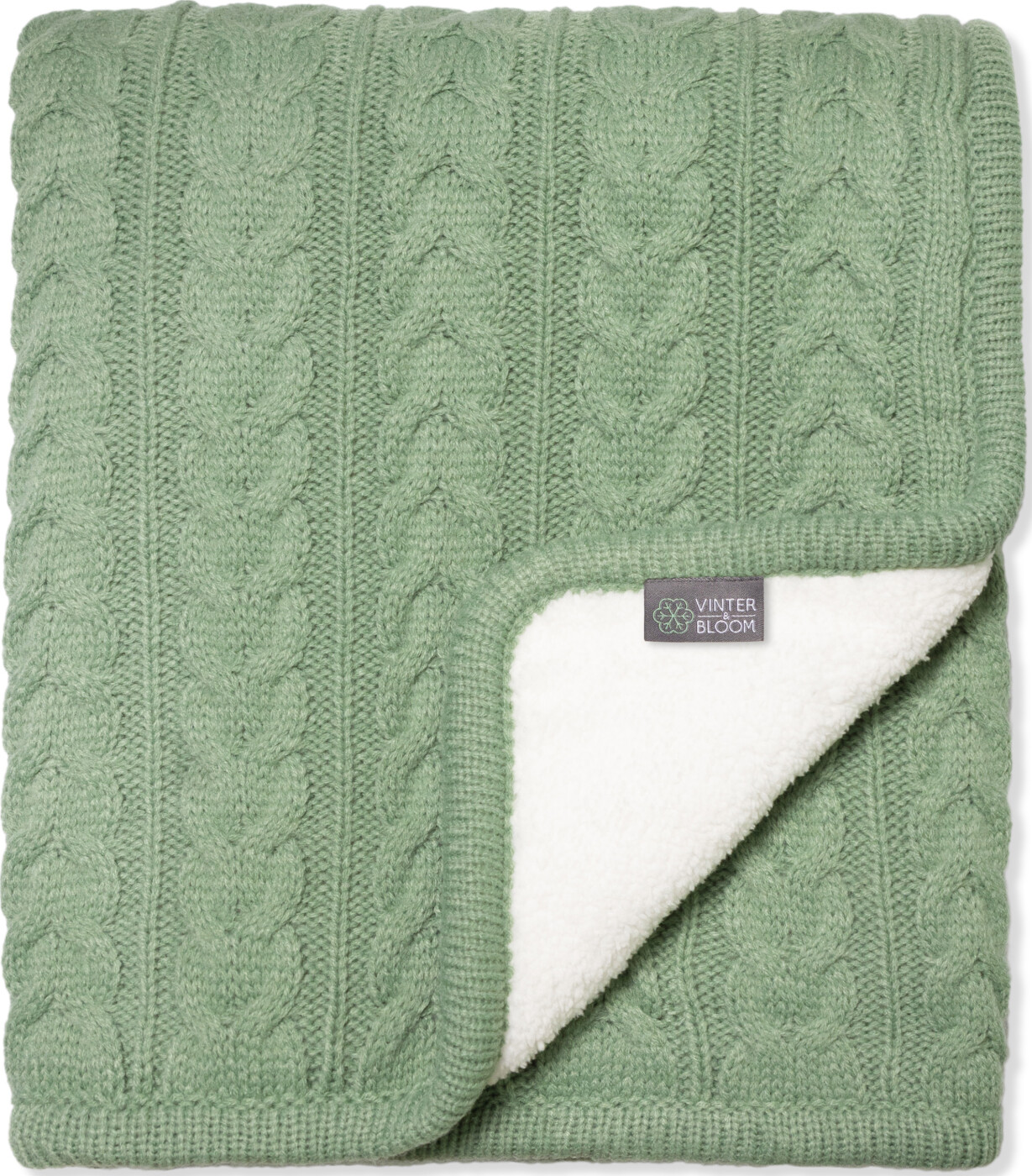 Vinter & Bloom - Blanket Cuddly - Basil Green
