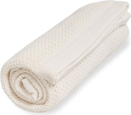 Vinter & Bloom - Filt Soft Grid Blanket Eco Pearl White